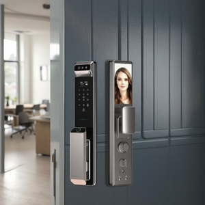 Tuya Smart Türschlösser Niedriger Preis Wasserdichte elektronische Haustür mit biometrischem Code Finger abdruck App Schlüssel karte Zugang zum Heimgebrauch - Product Image 3