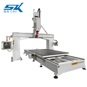Enrutador Cnc de 5 ejes Atc Factory 2030 Atc Panel compuesto de aluminio Corte Cnc Router Atc Máquina de grabado para trabajar la madera - Product Image 3