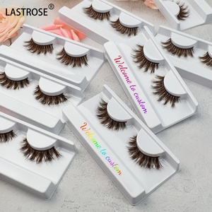 Wholesale Eyelash With Colorful Private Label Colored <strong>Lashes</strong> Black Cotton Brown Multi Colored Eyelashes - Product Image 5