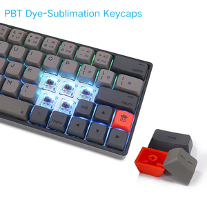 Skyloong GK64热插拔60% Gateron光开关发光机械键盘为原始制造商