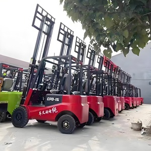 1T Small Four Wheel Counterweight Forklift <strong>Stacking</strong> Lifting and <strong>Unloading</strong> Electric Forklift - Product Image 4