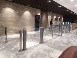 Автоматические скоростные ворота для пешеходов, турникет, система контроля доступа RFID, считыватель кодов, противоударные барьеры - Product Image 6