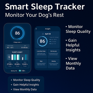 HRV monitör, uyku Tracker, su geçirmez köpük ve küçük orta evcil hayvanlar için ortopedik destek ile akıllı ısıtmalı köpek yatağı - Product Image 2
