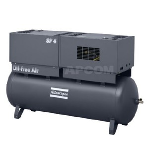 Atlas Copoc เครื่องอัดอากาศปราศจากน้ำมัน,AtlasCopco เครื่องอัดอากาศแบบเลื่อนฟรีน้ำมัน SF1 SF2 SF4 SF6T SF8T น้ำมัน SF2 + SF4 + - Product Image 1