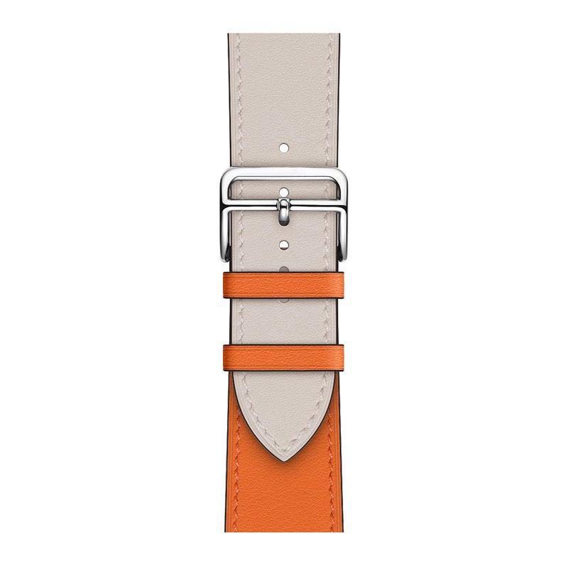 Orange-blanc cassé