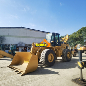 Колесный погрузчик Caterpillar 966 г в Шанхае Подержанный для фронтального погрузчика CAT 966G с 5-тонной номинальной нагрузкой и несколькими функциями