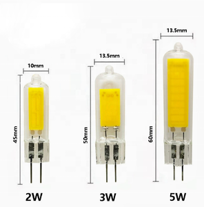 Glass <strong>LED</strong> <strong>G4</strong> Lamps Bulb <strong>12V</strong> 2W 3W 5W Dimmable COB <strong>LED</strong> Lighting Lights for Crystal Chandelier <strong>G4</strong> Light Replace Halogen Spotlight