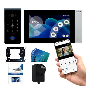 Trudian Villas Sistema DE SEGURIDAD Visión nocturna Reconocimiento facial 2 cables Tuya Video Timbre Intercomunicador Teléfono de video inteligente inalámbrico