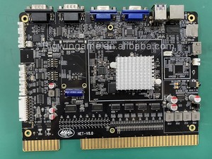 เครื่องอาร์เคดเมนบอร์ด PCB บอร์ดวิดีโอเกมแบบสเปนจอภาพแนวนอนสองหน้าจอสัมผัสแผงวงจรหลัก - Product Image 2
