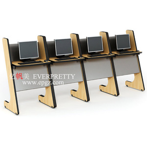 Factory Direct Selling Modern Design Schul möbel Zwei-Personen-Computer labor tisch für Studenten - Product Image 3