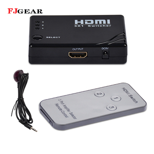FJGEAR 3 entrada 1 salida 4K HDMI switch con control remoto 3 puertos HDMI switch - Product Image 2