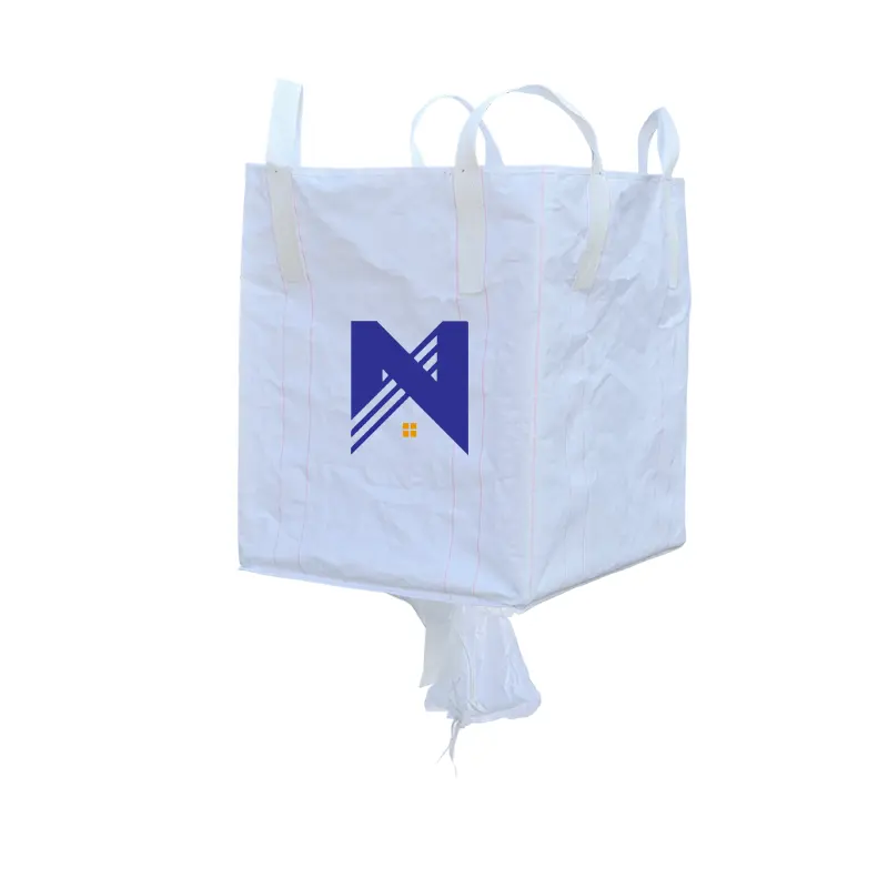 FIBC बैग एंटी स्टेटिक बल्क बैग के निर्माता 1000 किग्रा बिटुमेन प्लास्टिक इनर लाइनर तरल के लिए बड़ा बैग कंटेनर