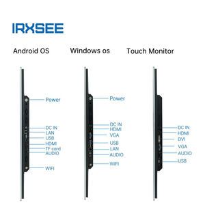 15,6 \ "18,5 \" 21,5 \ "23,8 \" Escritorio interactivo/Medios montados en la pared Monitor de pantalla táctil LCD capacitiva Pantalla interior Nuevo - Product Image 3