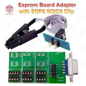 UPA USB V1.3 Xprog ECU Chip Tuning programador Eeprom Board adaptador con SOP8 SOIC8 Clip para 24CXX y 25 / 95XXX 93CXX 35080 Chips