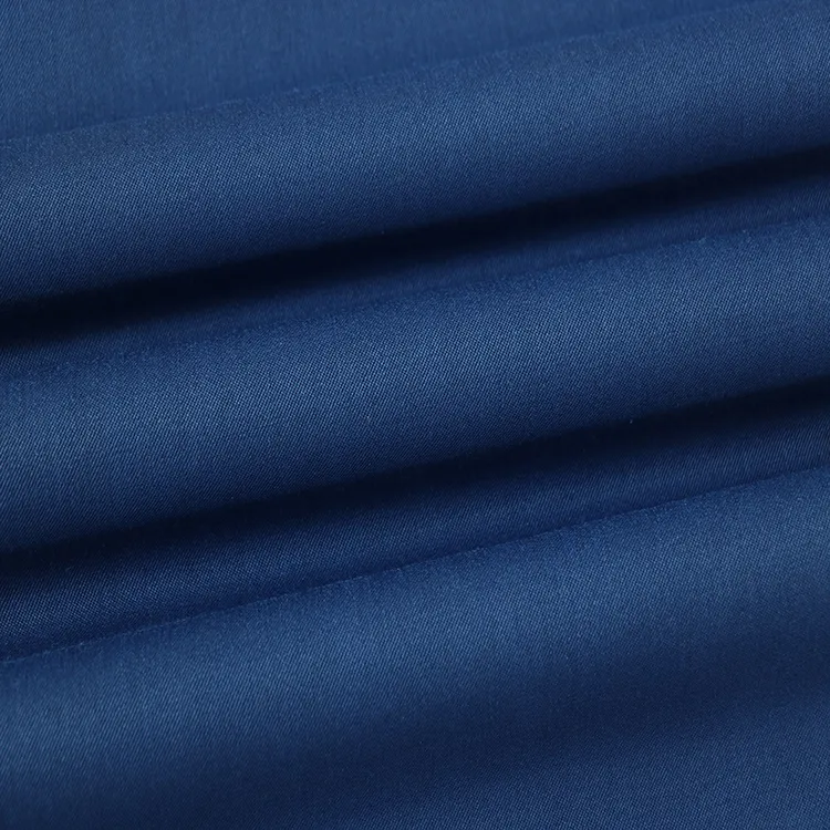 Dark Blue Wool Fabric Serge Woolen Fabric For Suit W-013
