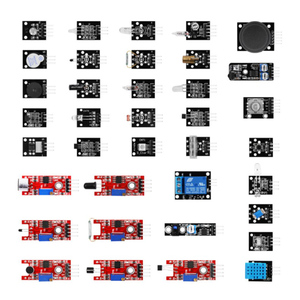 Kits de sensor para coche inteligente, paquete de módulos electrónicos, robot para arduino uno r3 51 STM32, kit de aprendizaje, 37 tipos