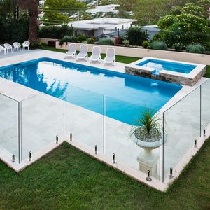 SUS 304 Spigot Glass Clamp Design Balcony Tempered Glass Deck Railings for <strong>Pool</strong> <strong>Fence</strong> or Terrace - Product Image 2