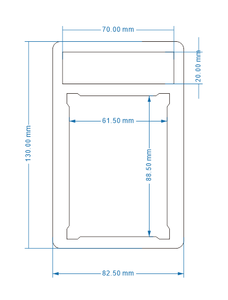 Fitted Slab Basic for Same Size Card Graded Cards Protector for <strong>PSA</strong> - Product Image 6