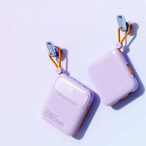 2024 <strong>Small</strong> Powerbank 20000mah Fast Charging PD 20W Portable Outdoor Wallet Power Banks for <strong>Apple</strong> Type C Cable - Product Image 5