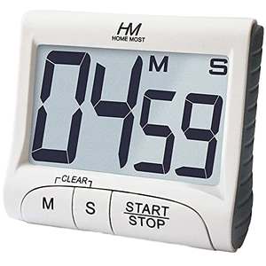 Digital Kitchen Timer & Stoppuhr Bold Digits Einfache Bedienung Lauter Alarm Magnetischer Ständer zum Kochen und Klassen zimmer - Product Image 1
