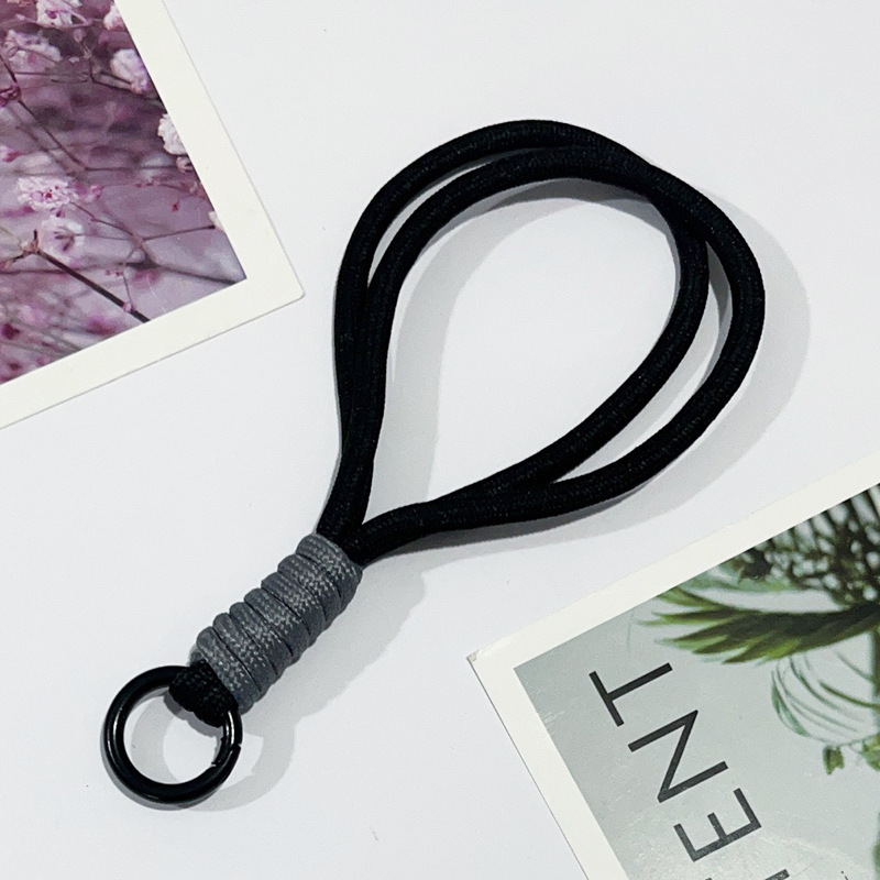 เชือกสีดำกับปมสีเทา