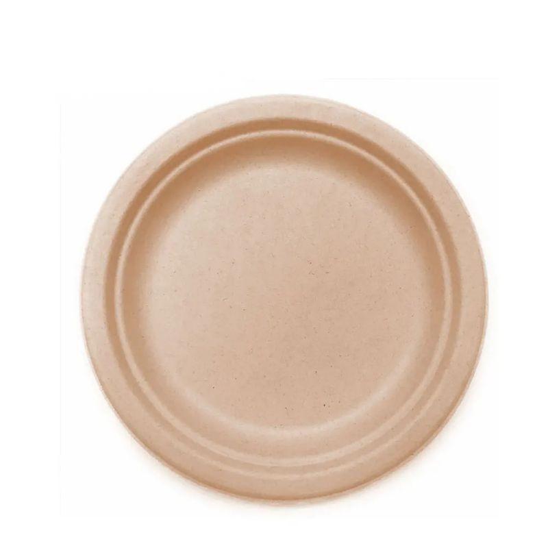 SKU-02Bagasse plate natural