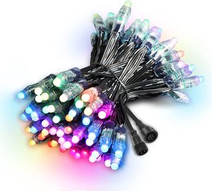 Commercio all'ingrosso Led Pixel String Light RGB full color programmabile DC5V modulo LED ws2811 12mm luci di natale Pixel intelligenti impermeabili - Product Image 1