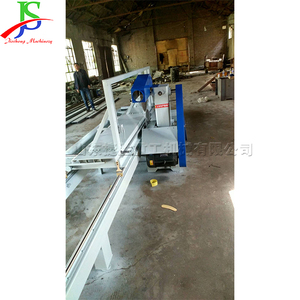 11KW büyük çaplı kütük işleme sürgülü masa testere kısa kesim sert ahşap işleme şerit testere makinası - Product Image 5