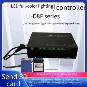 LED-Vollfarb-Lampen-Dekorations-Controller LI-D8F Serie Programmier bare Linie Lichtquelle Modul Handbuch Schalter PWM 220V Belichtung - Product Image 2