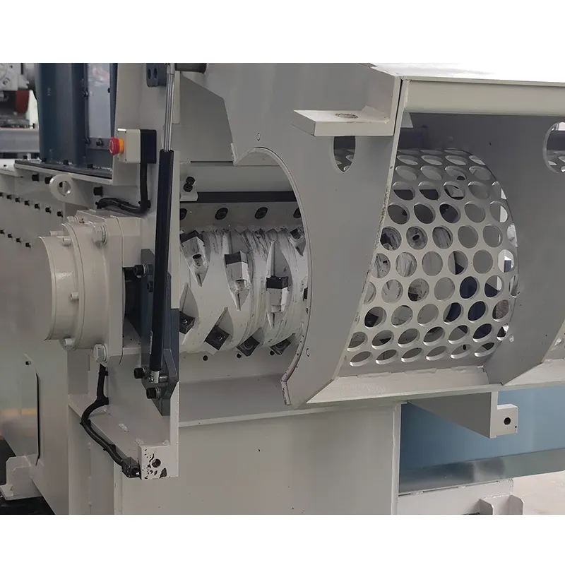 Trituração Industrial Máquina Trituradora De Eixo Único para Plástico De Papelão De Cabo De Borracha Têxtil à venda