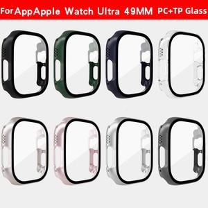 เคสสมาร์ทวอทช์ป้องกันหน้าจอกระจก PC + TP,สำหรับ Apple Watch Ultra I Watch 8 49มม. - Product Image 6