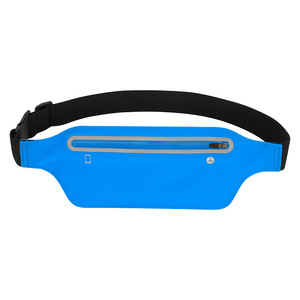 Lightweight <strong>Running</strong> Belt with Reflective Trim Breathable Mesh 2 Expandable Pockets for 6.5&quot; Phone Perfect for Runs - Product Image 5