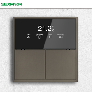 SEXANKA <span class=keywords><strong>KNX</strong></span> akıllı otomasyon sistemi akıllı Tremperature kontrol Push Button duvar anahtarları - Product Image 1