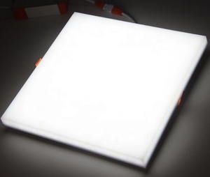 Ofis kısılabilir Ac100-120v ultra ince tavan Smd2835 arkadan aydınlatmalı kare 8w 18w yuvarlak gömme Cct ayarlanabilir Led Panel AYDINLATMA - Product Image 3