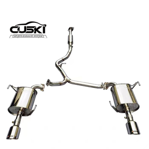 Subaru STI 2.0T 2003-2007 titanyum alaşımlı vana kontrolü egzoz borusu susturucu için yüksek kaliteli yarış Catback egzoz sistemi - Product Image 4
