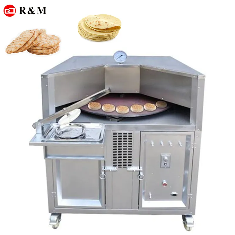 R & M-máquina automática para hacer pan, horno eléctrico de Gas para hacer pan, pota, Chapati