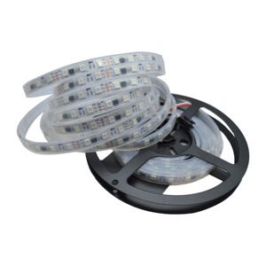 PCB สีดำ 5M กันน้ำ WS2811 IC 5050RGB 300LED Dream สี 60LED/M DC12V ดิจิตอล RGB LED strip LIGHT - Product Image 3