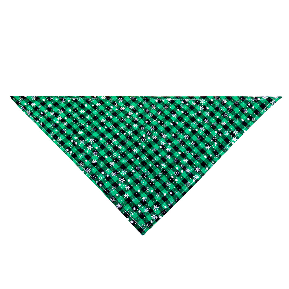 Flocon de neige à carreaux vert Ba025