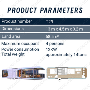 Открытый экологичный водонепроницаемый небольшой дом роскошный Контейнер для дома 20 футов многофункциональная космическая капсула - Product Image 3