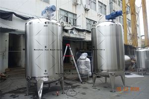 500 Litres Silicone Oil Mixing Tank With Agitator for Sale