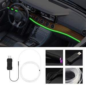 2024 Dashboard <strong>LED</strong> Strips Multicolor Sound-Controlled Ambient <strong>Lighting</strong> New Interior Decorative Car Amtosphere <strong>Lighting</strong> - Product Image 2