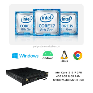 Riotouch I3/I5/I7 CPU Mini Ops Módulo Industrial Embedded Computer Ops para Panel interactivo OPS mini pc