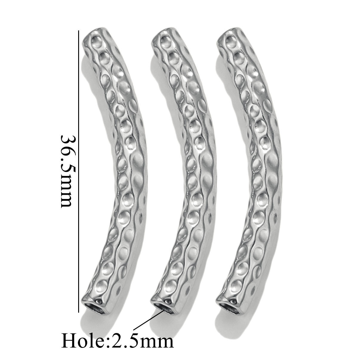Trou de fixation 2,5 mm * 36,5 mm - Couleur argent