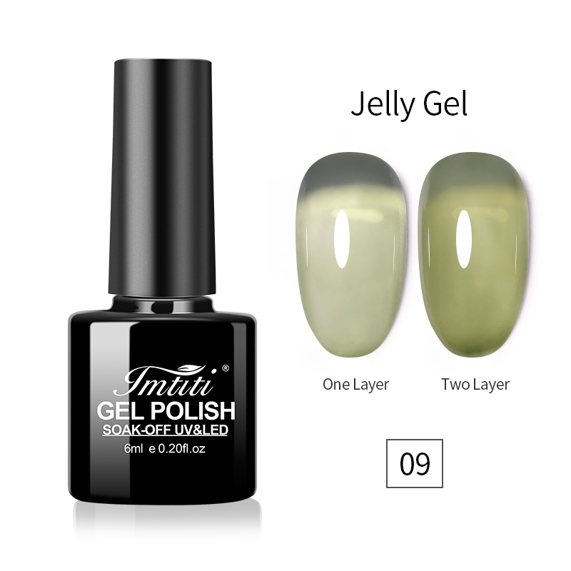 09# Gel de gelatina verde
