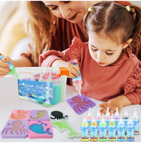 KHY Kit de jouets magiques pour elfe de l'eau Ensemble de gel d'eau Aqua Fairy, 12 couleurs de gel magique, 21 moules Ensemble d'elfe de l'eau magique pour enfants - Product Image 1