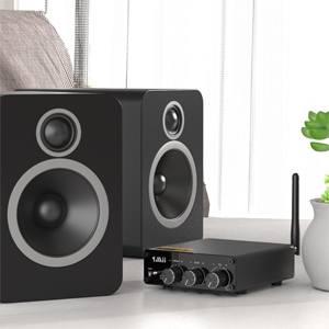 1Mii P4高品質Bluetooth 5.3レシーバーアンプRCA入力Bluetoothオーディオレシーバープロフェッショナルデジタルパワーアンプ - Product Image 2