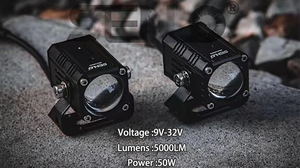 SENLO son X1 artı 50W LED araba far çift renkli Mini sürüş spot sis lambası projektör motosiklet aydınlatma sistemleri için - Product Image 4
