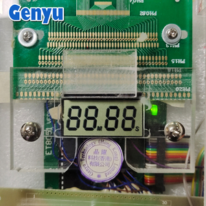 Display LCD TN personalizzato a 4 cifre a 7 segmenti Display LCD riflettente positivo per misuratori di ore Timer - Product Image 4