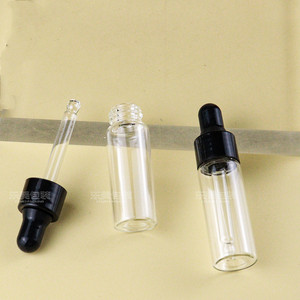 透明迷你1毫升/2毫升/3毫升精油滴管瓶香水滴瓶化妆品样品瓶 - Product Image 5