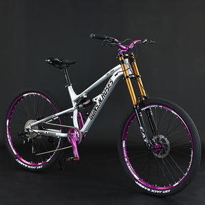 29 inç yumuşak-kuyruk dağ bisikleti tam süspansiyon 27.5 <span class=keywords><strong>AL</strong></span> MTB yokuş aşağı yarış bisikleti hidrolik frenler ile OEM